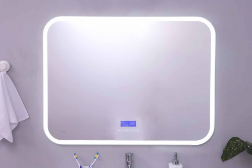 зеркало c led подсветкой, с музыкальном блоком и подогревом, 915х685, alvaro led alcora аквацентр липецк