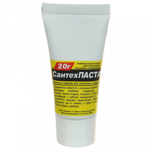 паста сантехнич 20 г туба santehkrep #22899 аквацентр липецк