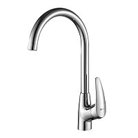 смеситель для кухни с высоким поворотным изливом linara lm0405c lemark аквацентр липецк