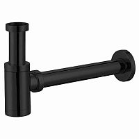 сифон д/раковины g 1 1/4", без выпуска, цилиндр, черный, az-108-bl azario аквацентр липецк