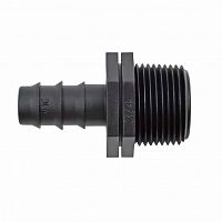 адаптер 16- 3/4" нр, poly, mc011634 agro rain (уп. 100 шт., кор.1200 шт.) аквацентр липецк