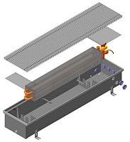 конвектор встраив.technoheat кв3 250-85-2000 + реш #24115 аквацентр липецк