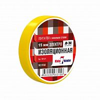 изолента, пвх, желтая, 15мм*10м, tik552t klebebander аквацентр липецк