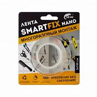 лента для многоразового монтажа, 3*100см/36, nano smn3010t w-con smartfix аквацентр липецк