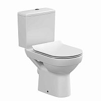 унитаз-компакт, безободковый, с крышкой ml, city new clean cersanit аквацентр липецк