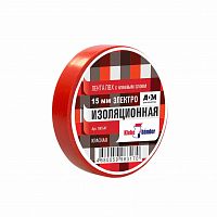 изолента, пвх, красная, 15мм*10м, tik554t klebebander аквацентр липецк