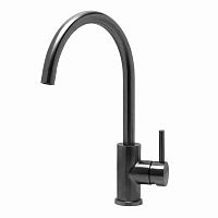 смеситель для кухни с высоким поворотным изливом, однорычажный, expert lm5078s lemark аквацентр липецк