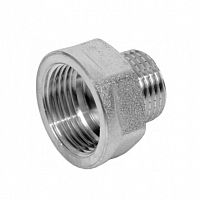 переход, 1/4"ш -1/2"г, никель аквацентр липецк