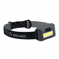 фонарь налобный, 1led, 3 режима, 3xr03, кос-h101-cob 511073 космос аквацентр липецк