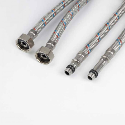 подводка гибкая для смесителя, м10 1/2", 0.5м, латунь, пара, ss304 926cbs05zp iddis аквацентр липецк