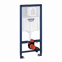 инсталляция д/подвесного унитаза rapid (3в1) sl38772001 white кнопка квадрат, белая, grohe аквацентр липецк