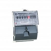 счетчик меркурий эл/эн. 201.7 1ф, 1т  5(60)а, 6-ти разр. эмоу для установки на рейку (без планки) аквацентр липецк