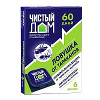 инс ловушка от тараканов и муравьев чистый дом #18072 аквацентр липецк