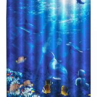 шторка д/ванны, 180х180, 12 колец, утяжелитель, undersea world lemark аквацентр липецк