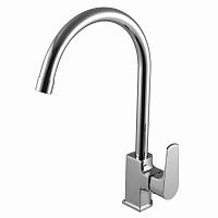 смеситель для кухни с высоким поворотным изливом plus factor lm1605c lemark аквацентр липецк